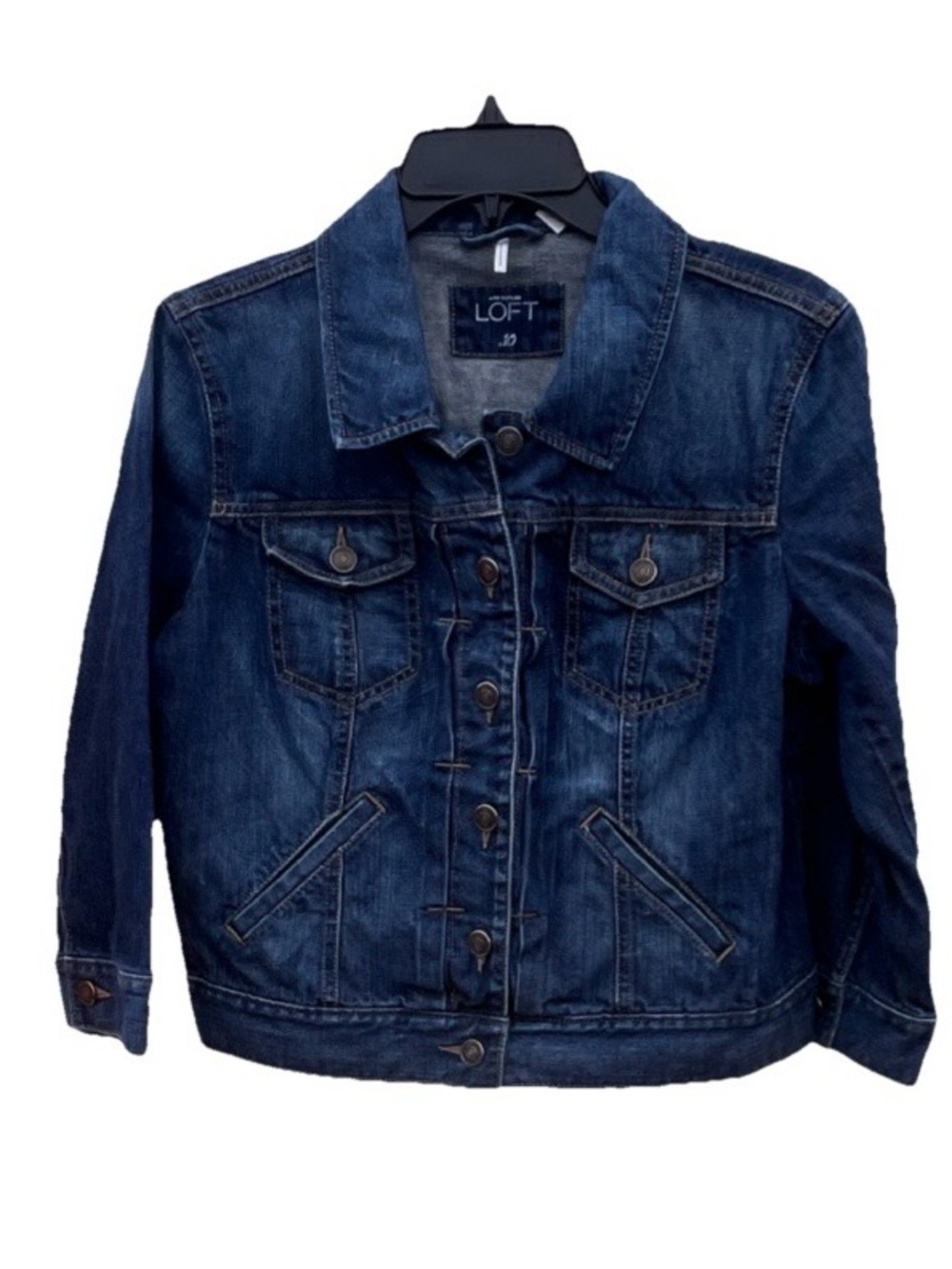 LOFT Dark Wash Denim Jacket